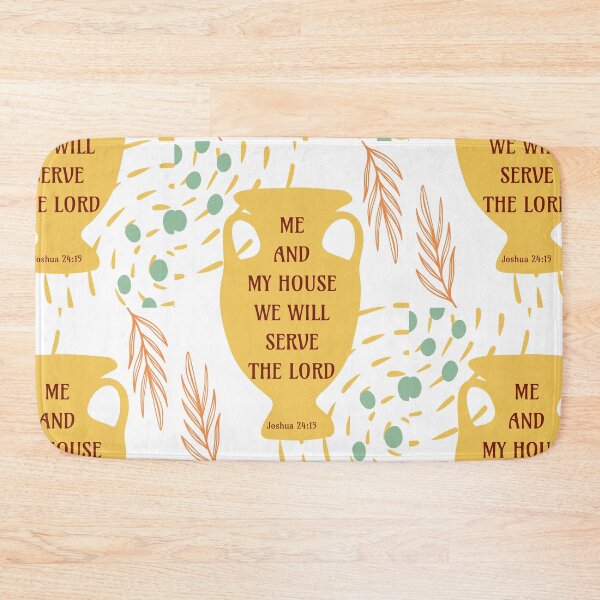 Item preview, Me and My House We Will Serve the Lord - Joshua 24 15 - Bible Verse designed and sold by Millusti.