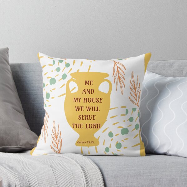 Item preview, Me and My House We Will Serve the Lord - Joshua 24 15 - Bible Verse designed and sold by Millusti.