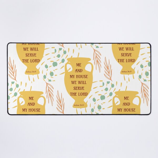 Item preview, Me and My House We Will Serve the Lord - Joshua 24 15 - Bible Verse designed and sold by Millusti.