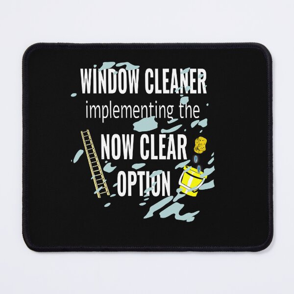 Item preview, Window cleaner now clear option designed and sold by CottagePop.