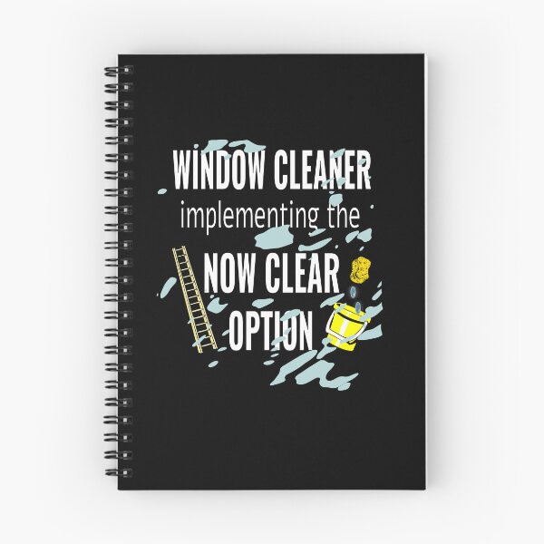 Item preview, Window cleaner now clear option designed and sold by CottagePop.