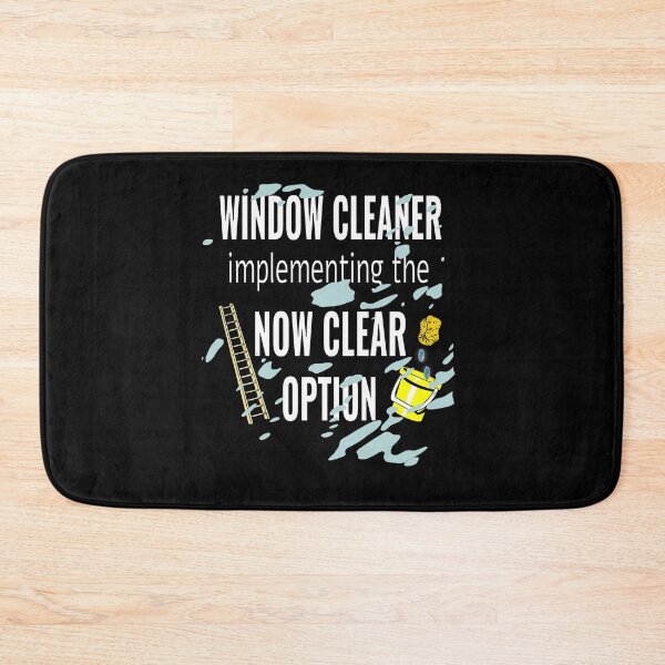 Item preview, Window cleaner now clear option designed and sold by CottagePop.