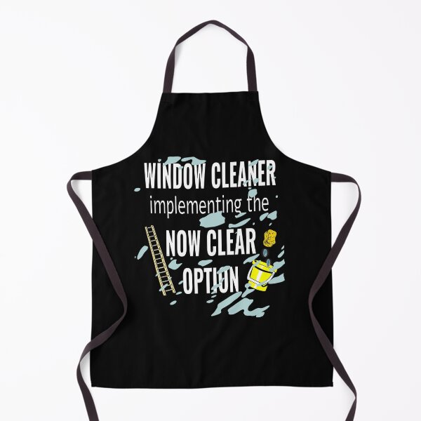 Item preview, Window cleaner now clear option designed and sold by CottagePop.