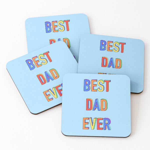 Item preview, Best Dad Ever (Colourful 3D Letter Version) designed and sold by Adam Regester.