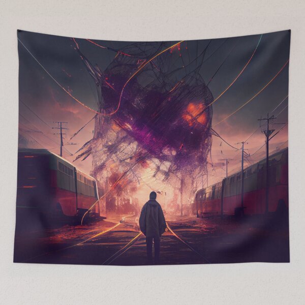 Item preview, Interconnected Digital Painting designed and sold by CodeAndColors.