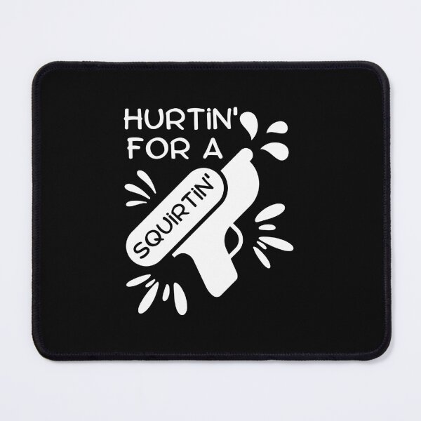 Item preview, Funny Black and White Hurtin' for a Squirtin' Funny Party Water Pistol Design designed and sold by mkzmerch.
