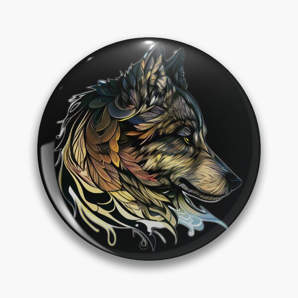Item preview, Wolf Face Looking to the Woods to Run Free Ethereal Fantasy Wolf Art designed and sold by WhitePinesVale.