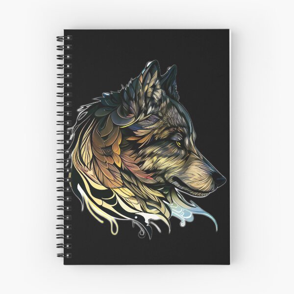 Item preview, Wolf Face Looking to the Woods to Run Free Ethereal Fantasy Wolf Art designed and sold by WhitePinesVale.