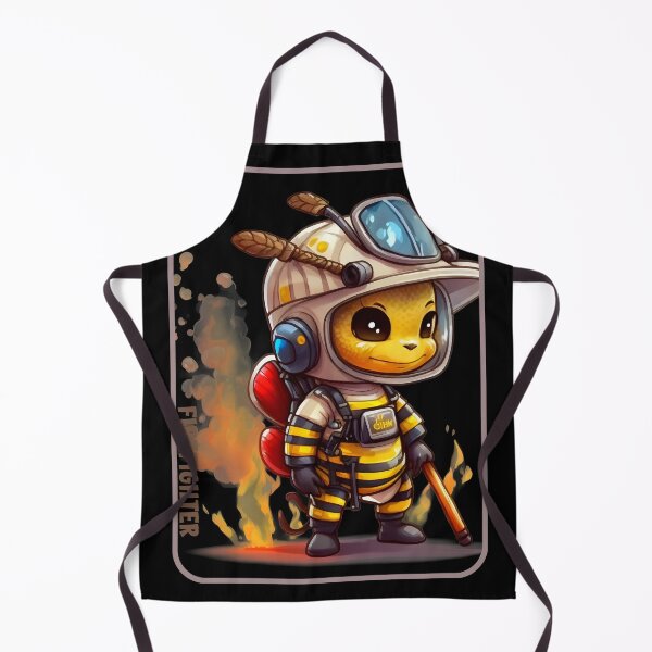 Item preview, Bee firefighter designed and sold by HarriPaloma.