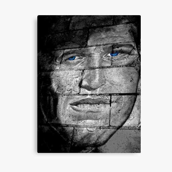 Portrait Movie Film Actor Steve Mcqueen Smoking Cool Canvas Art Print