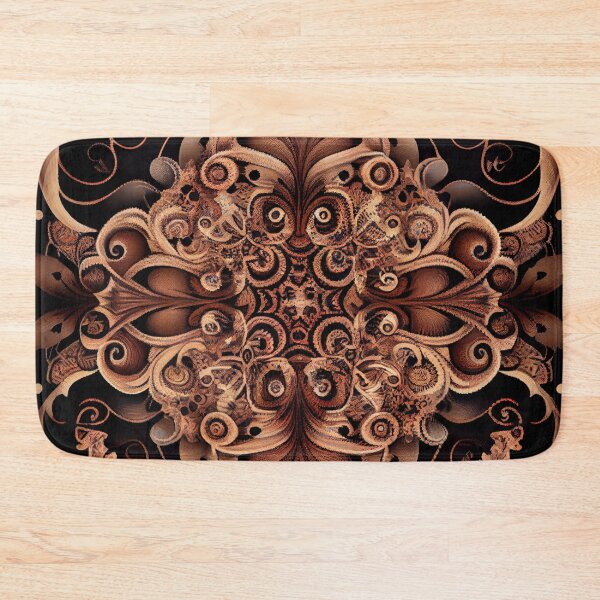 Item preview, Aggressive Enchanted Brown Bohemian Pattern Digital Painting designed and sold by CodeAndColors.