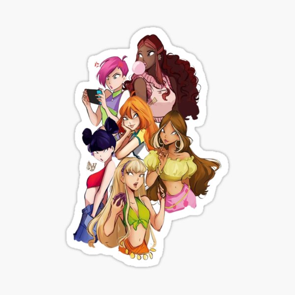 Winx Club Fanart Stickers for Sale | Redbubble