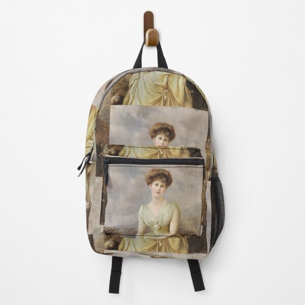 Item preview, Vintage painting of a lady - Edward Hughes designed and sold by Vintage Designs +.