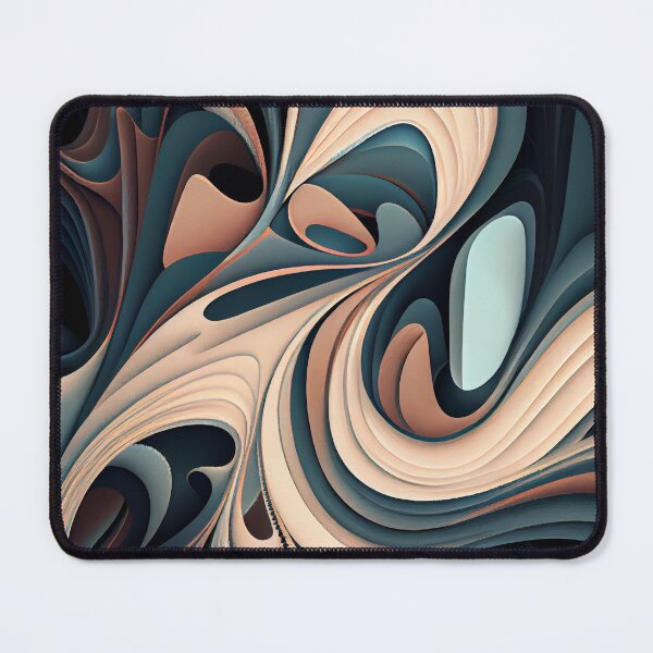 Artikelvorschau, Fluid Muted Contemporary Pattern Digital Painting entworfen und verkauft von CodeAndColors.