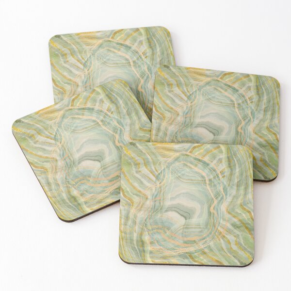 Item preview, Golden Green Circles designed and sold by missoundream.