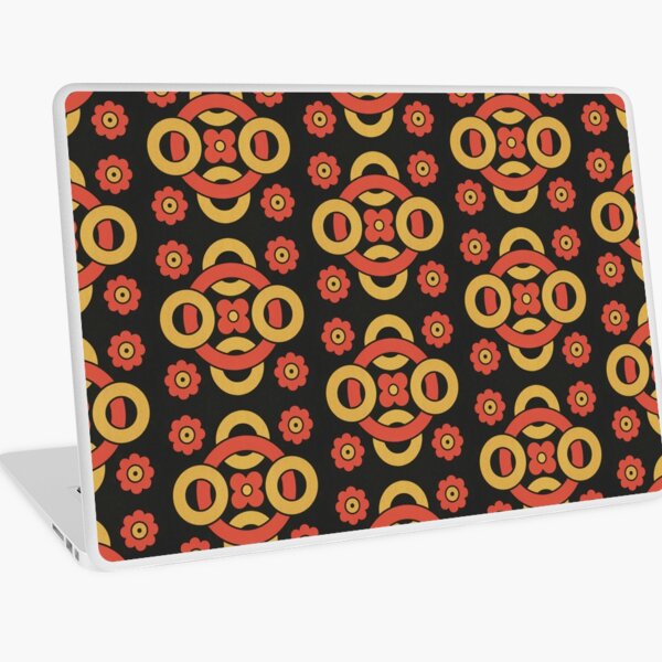 Circular vintage pattern by Christopher Dresser – State Library Victoria Laptop Skin