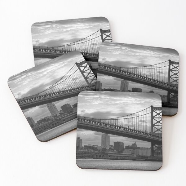 Artikelvorschau, Bestes Skyline-Foto von Philadelphia - Ben Franklin Bridge entworfen und verkauft von CityscapeDesign.