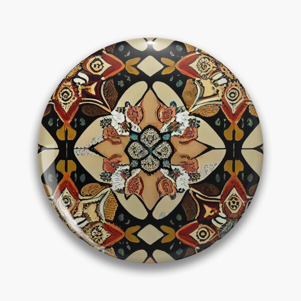 Item preview, Divine Victorian Complex Midcentury Modern Pattern Digital Painting designed and sold by CodeAndColors.