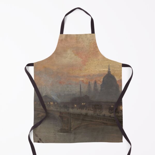 Item preview, "Blackfriars Bridge Early Morning" - George HYDE-POWNALL 1876 - 1939 designed and sold by Vintage Designs +.