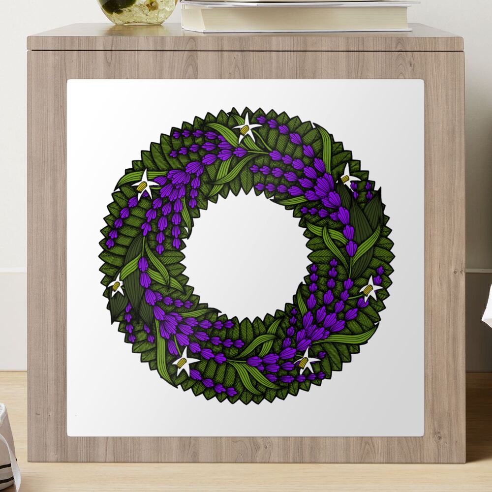 Lavender Hoop Sticker for Sale by tsarkylee