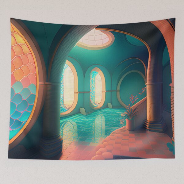 Item preview, Glowing Mosaic Cave Interior designed and sold by D3monic.