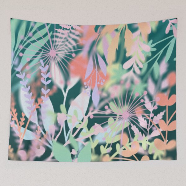 Item preview, Blurry Green Flowers designed and sold by missoundream.
