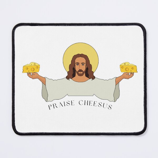 Item preview, Praise Cheesus by jesus designed and sold by FrescoNat.