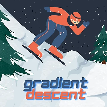 Artwork thumbnail, Gradient Descent - Machine Learning Algorithm by VandoorLabs