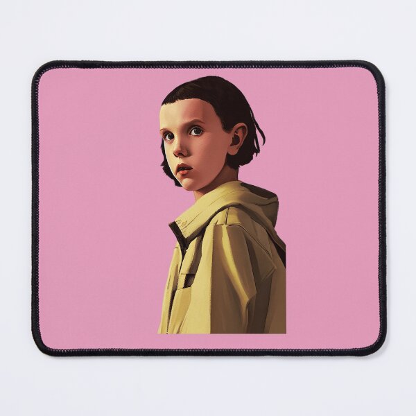 Item preview, Eleven in yellow jacket | Pink | Stranger Things Netflix | Eleven | El | Fan Art | Quotes | CipherStore designed and sold by CipherStore.