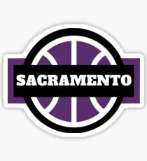 Sacramento Basketball Sticker