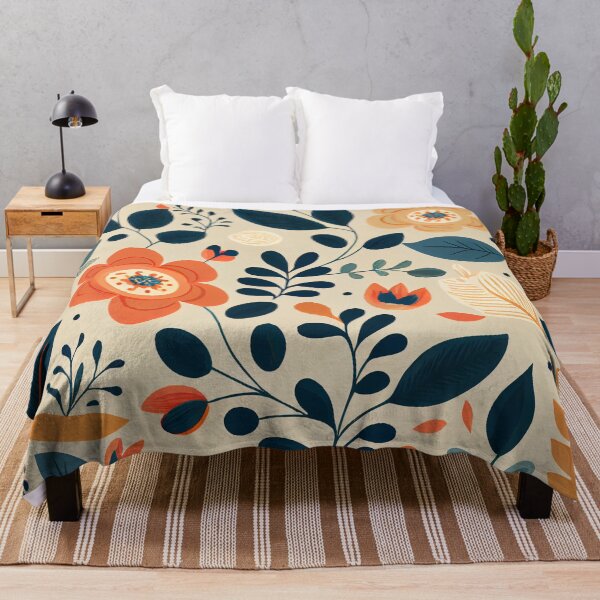 Item preview, Simple Floral Pattern Digital Painting designed and sold by CodeAndColors.