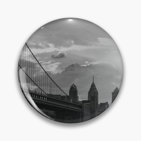 Artikelvorschau, Skyline-Foto von Philadelphia - Ben Franklin Bridge entworfen und verkauft von CityscapeDesign.