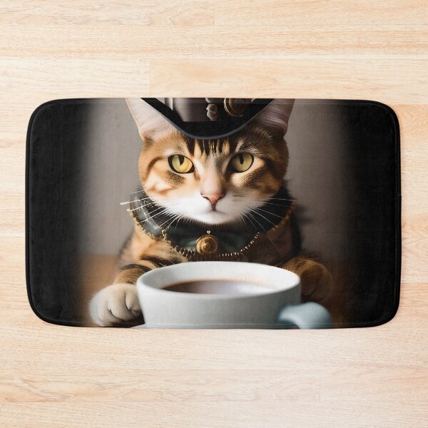 Item preview, It's always coffee time. The perfect design for coffee and cat lovers designed and sold by ArtCreator2023.