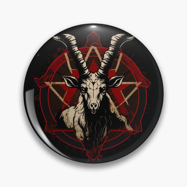 Item preview, Occult Satanic Baphomet Goat in Pentagram designed and sold by k3rstman1.