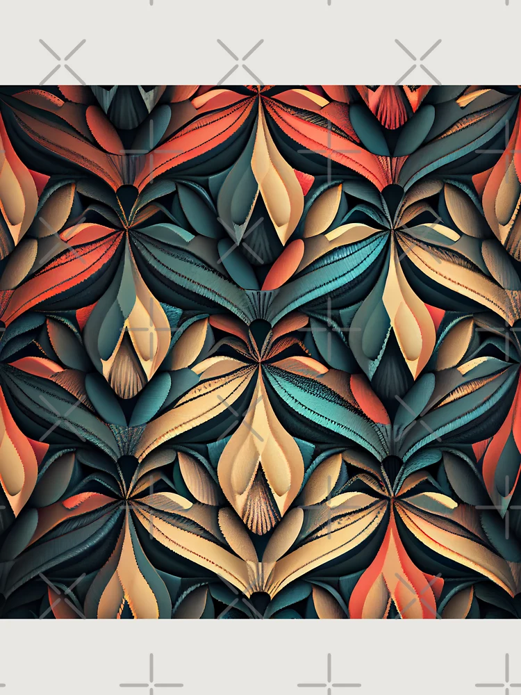 Thumbnail 6 von 6, Premium Oversized Pullover, Muted Pattern Digital Painting designt und verkauft von CodeAndColors.