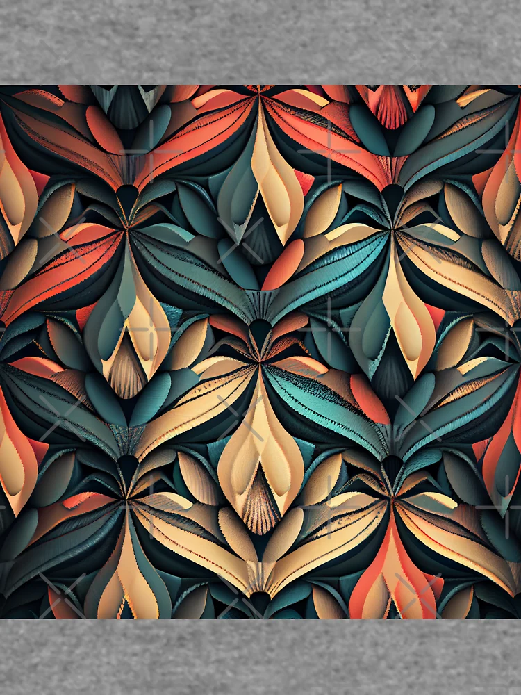Thumbnail 6 von 6, Leichter Pullover, Muted Pattern Digital Painting designt und verkauft von CodeAndColors.