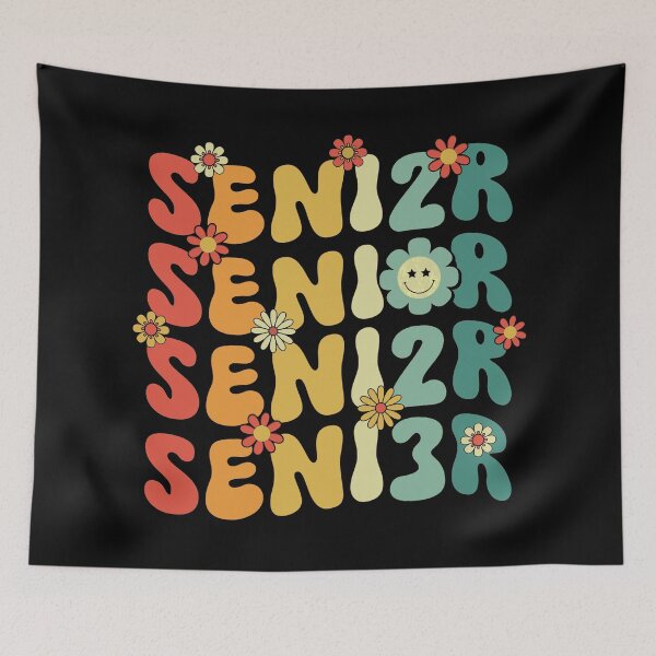 Artikelvorschau, Senior 2023 Retro entworfen und verkauft von RockBeeDesigns.