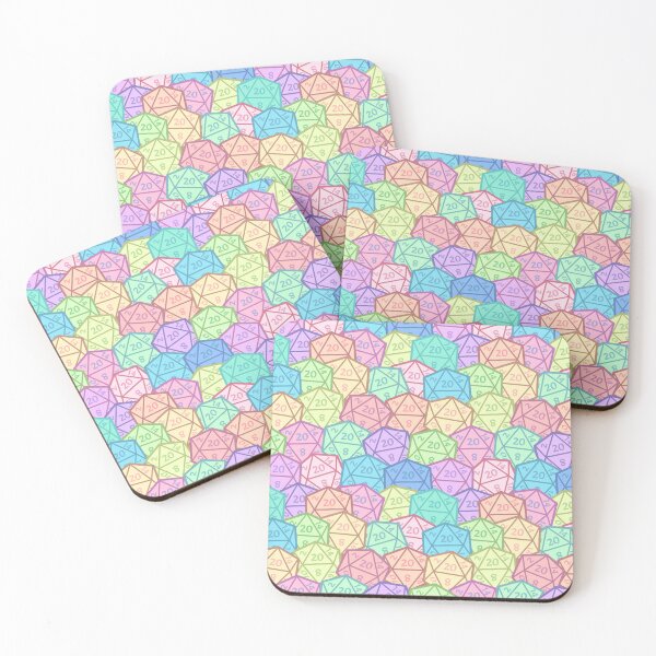 Item preview, Pastel d20 Pattern designed and sold by ianablakeman.