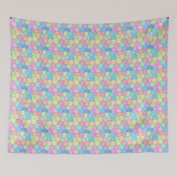 Item preview, Pastel d20 Pattern designed and sold by ianablakeman.