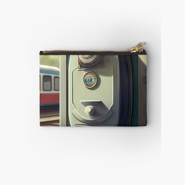 Item preview, Waiting at the Monorail A Doorbells Delight Digital Painting designed and sold by CodeAndColors.