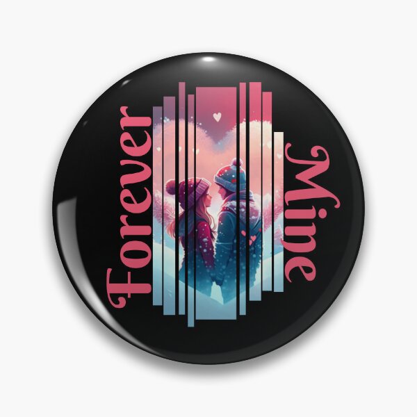 Item preview, Forever Mine - Couples - Love - Heart designed and sold by designerpriti.