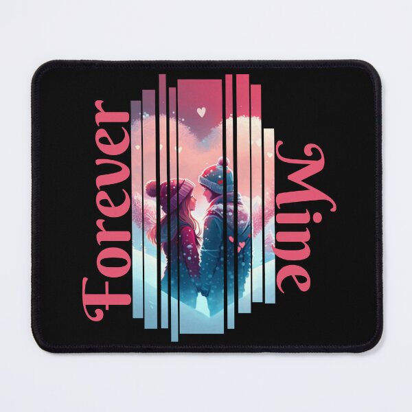 Item preview, Forever Mine - Couples - Love - Heart designed and sold by designerpriti.