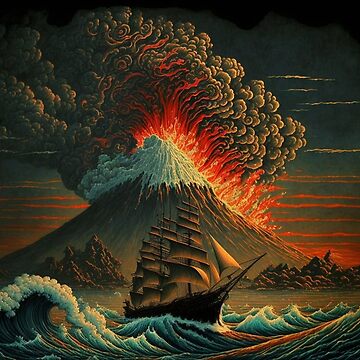 Korathos during volcanic eruption by Roobiebie on DeviantArt