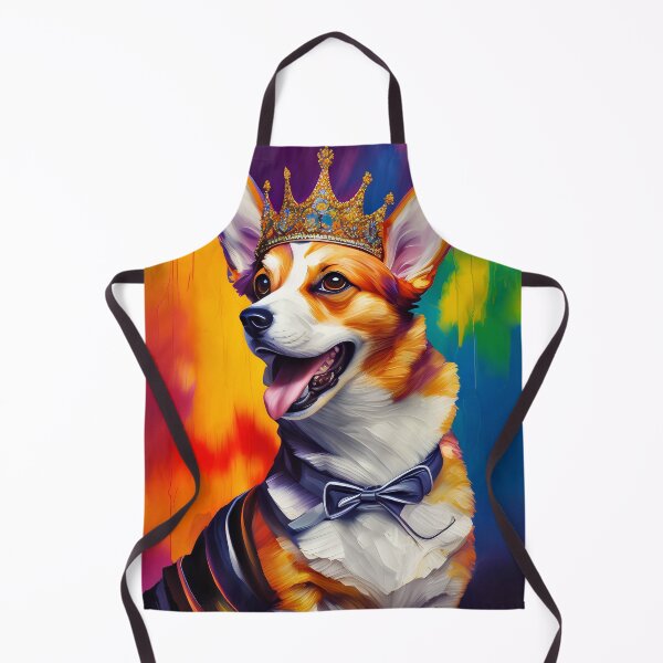 Item preview, Corgi Dog with Crown Art designed and sold by Blok45.