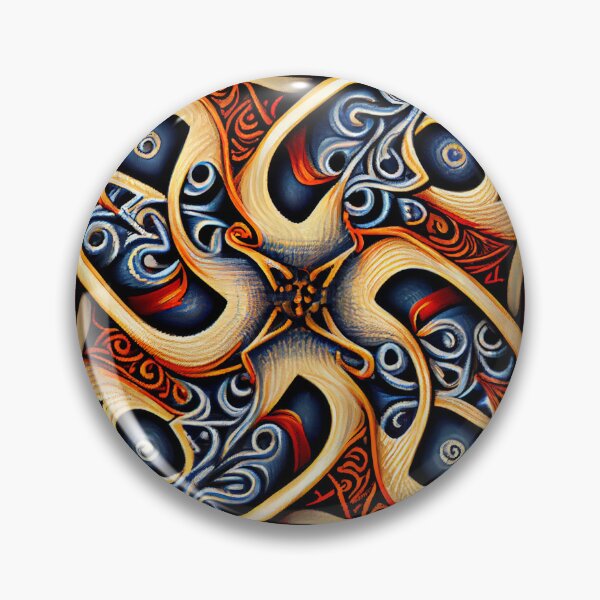 Artikelvorschau, Dynamic Formal Scandifornian Pattern Digital Painting entworfen und verkauft von CodeAndColors.