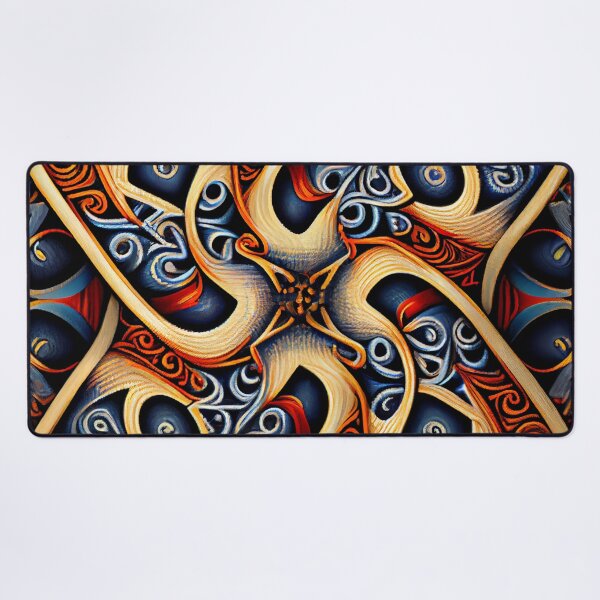Item preview, Dynamic Formal Scandifornian Pattern Digital Painting designed and sold by CodeAndColors.