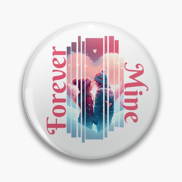 Item preview, Forever Mine - Couples - Love - Heart designed and sold by designerpriti.