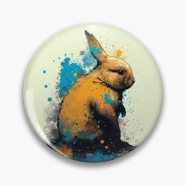 Item preview, Paint splatter bunny - pop art designed and sold by Artxplor.
