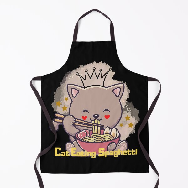 Item preview, Cat Eating Spaghetti designed and sold by 91Ivona.
