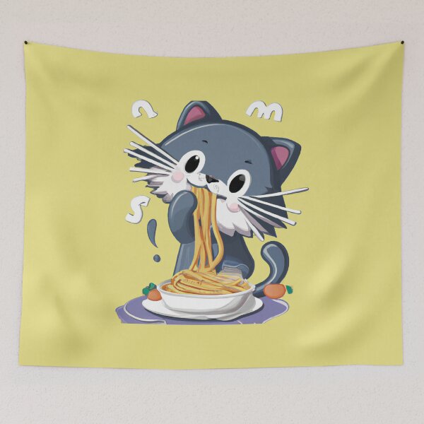 Item preview, Feline Feast:Cats Love Sapegtties designed and sold by majnate.